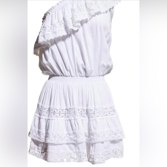 Debbie One-Shoulder Lace-Trim Mini Dress
MELISSA ODABASH - Picture 3 of 4